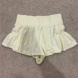 FP Movement by Free People Cream Athletic Shorts